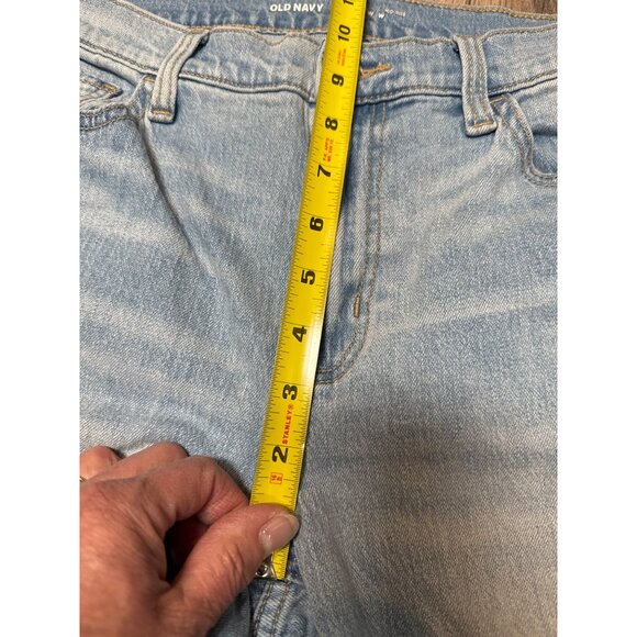 Old Navy Womens Tall Size 8 Mid-Rise Light Wash Skinny Jeans - Picture 4 of 6